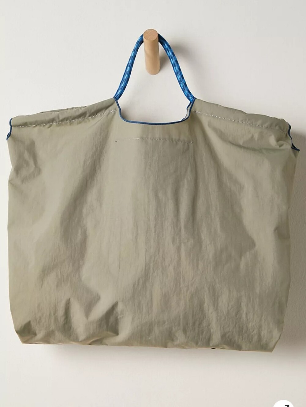 Free People Blooming Buti Tote Bag Mineral - Picture 2 of 6